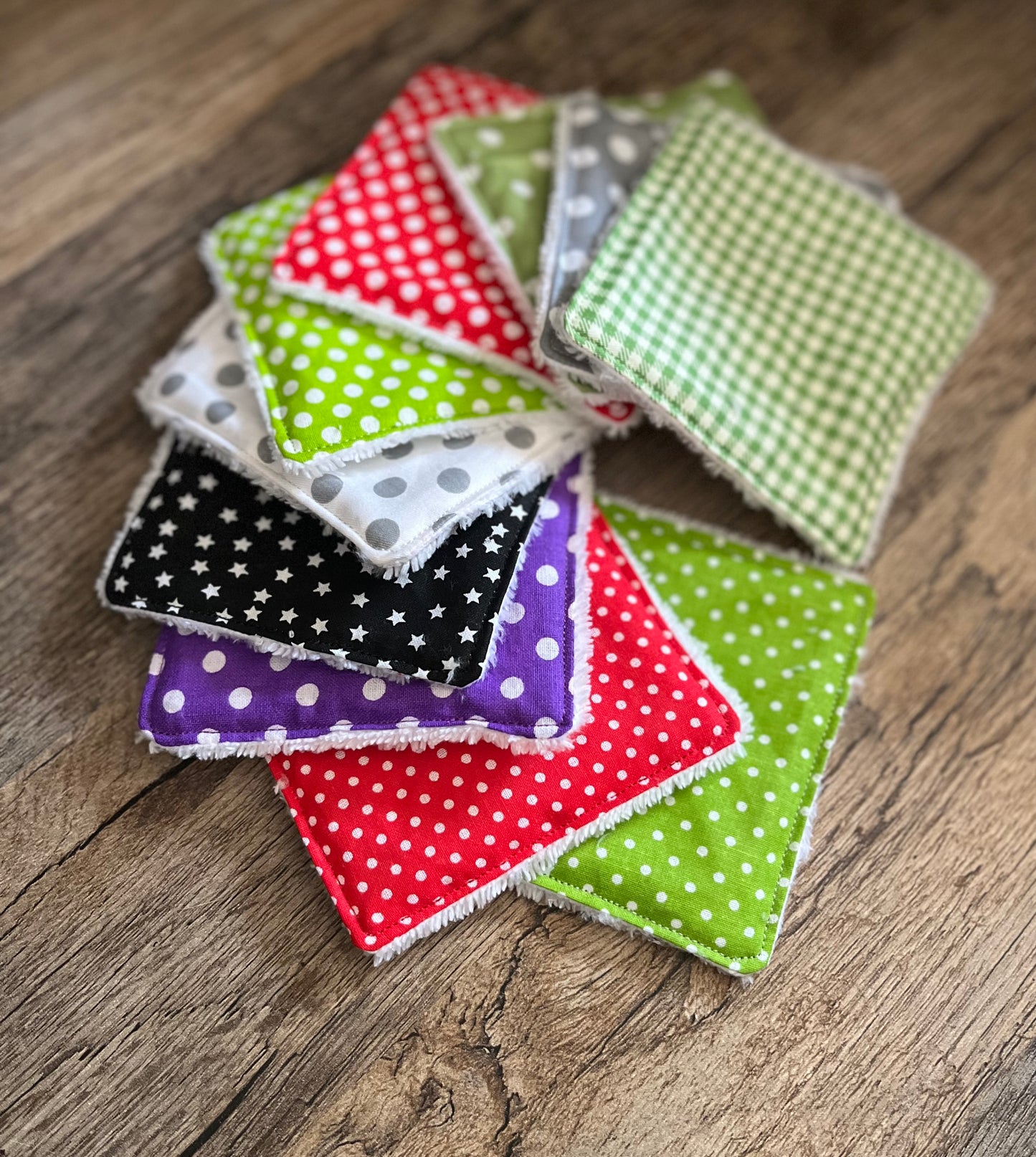 Lot de 10 Lingettes Vintages