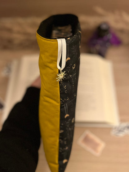 Protège livre « Lune dorée »