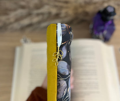 Protège livre « Floraison dorée »