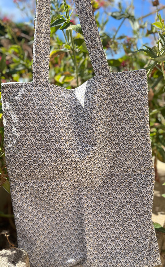 Totebag Éventail gris